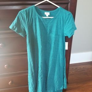 LuLaRoe Carly Heathered Teal xxs